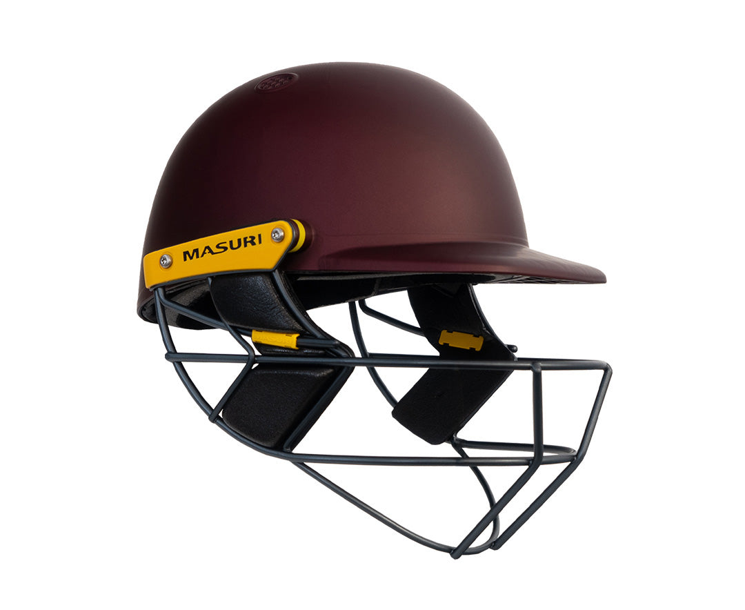 Masuri T Line Plus Steel Grille Cricket Helmet - Senior Maroon