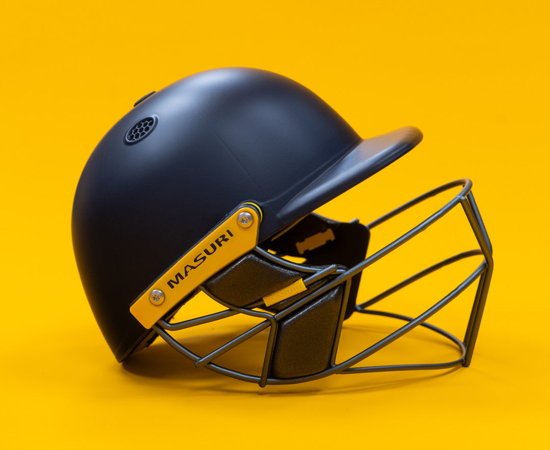 Masuri T Line Plus Steel Grille Cricket Helmet - Senior Navy