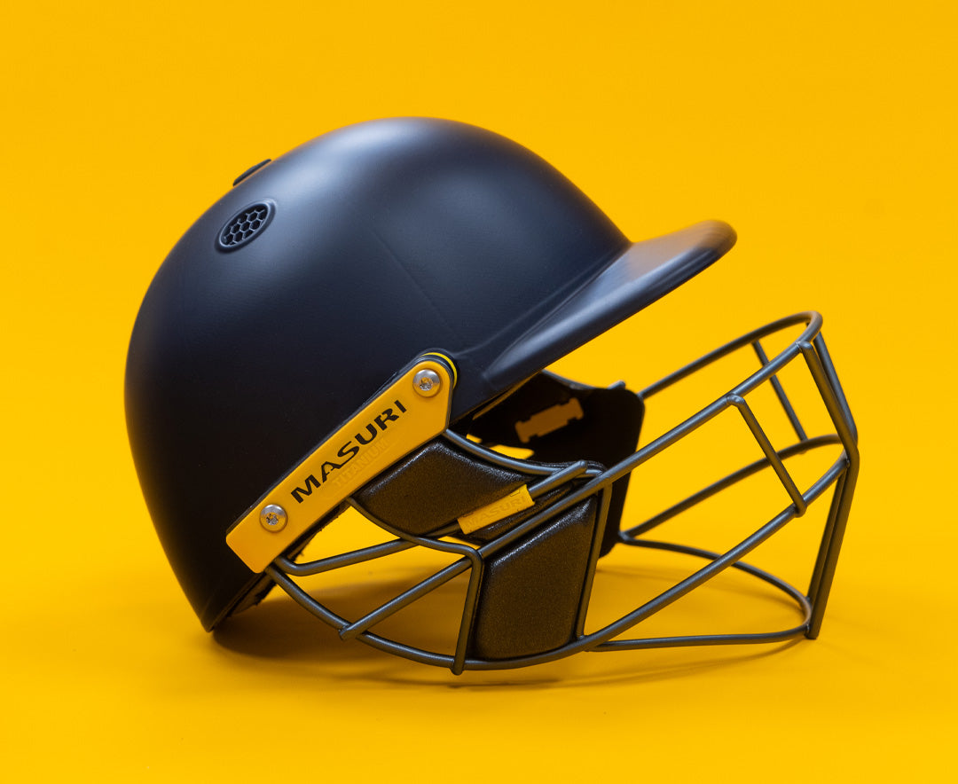 Masuri T Line Plus Titanium Grille Cricket Helmet - Senior Navy