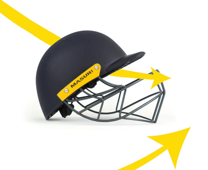 Masuri C Line Plus Steel Grille Cricket Helmet - Junior Navy