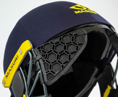 Masuri E Line Steel Grille Cricket Helmet - Senior Navy