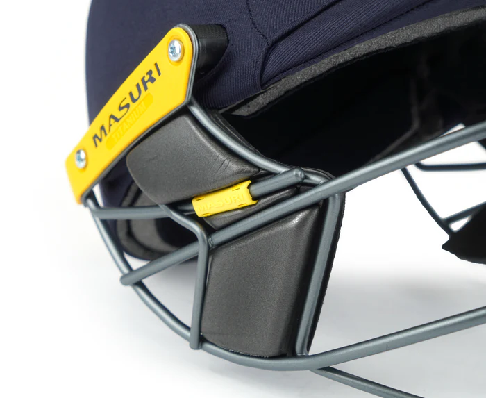 Masuri T Line Steel Grille Cricket Helmet - Senior Black