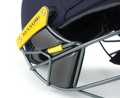 Masuri T Line Steel Grille Cricket Helmet - Junior Green