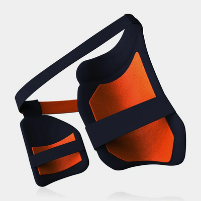 MoonWalkr 2.0 Cricket Combo Thigh Guard - Large Navy