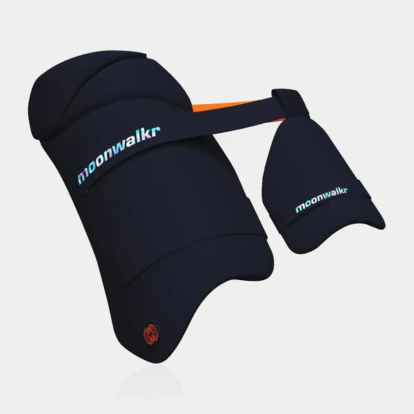 MoonWalkr 2.0 Cricket Combo Thigh Guard - XL Navy