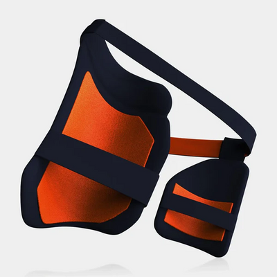 MoonWalkr 2.0 Cricket Combo Thigh Guard - Medium Navy