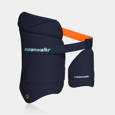 MoonWalkr 2.0 Cricket Combo Thigh Guard - Medium Navy