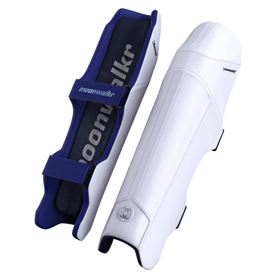 Moonwalkr 2.0 Cricket Batting Legguard - Large White