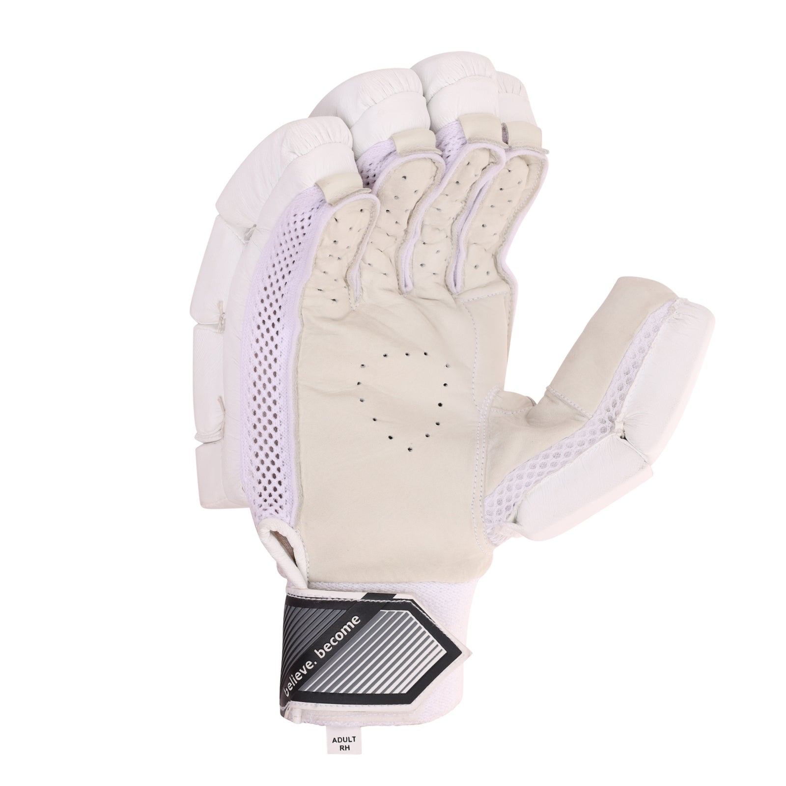 SG Litevate White Cricket Batting Gloves - Senior