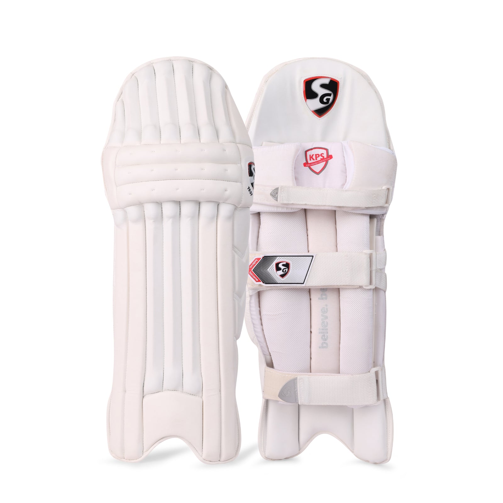 SG Test White Cricket Batting Pads - Senior