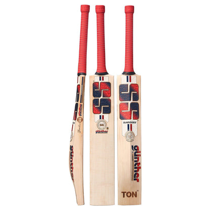 SS Gunther Red Cricket Bat - Senior