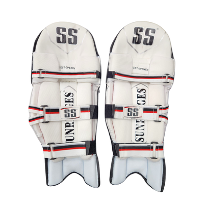 SS Test Opener Cricket Batting Pad - Senior Black