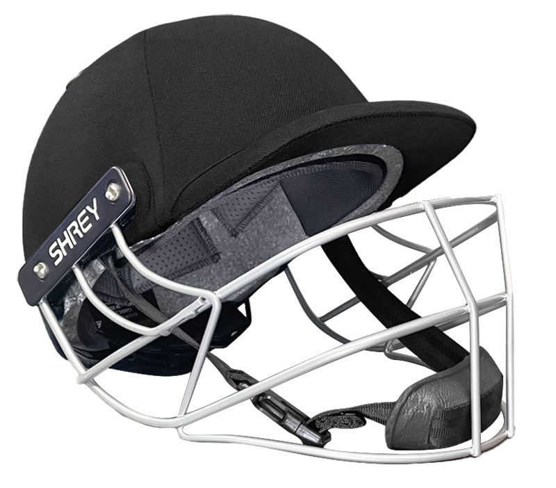 Shrey Classic Helmet 2.0 With Adjustment Dial - Black Junior