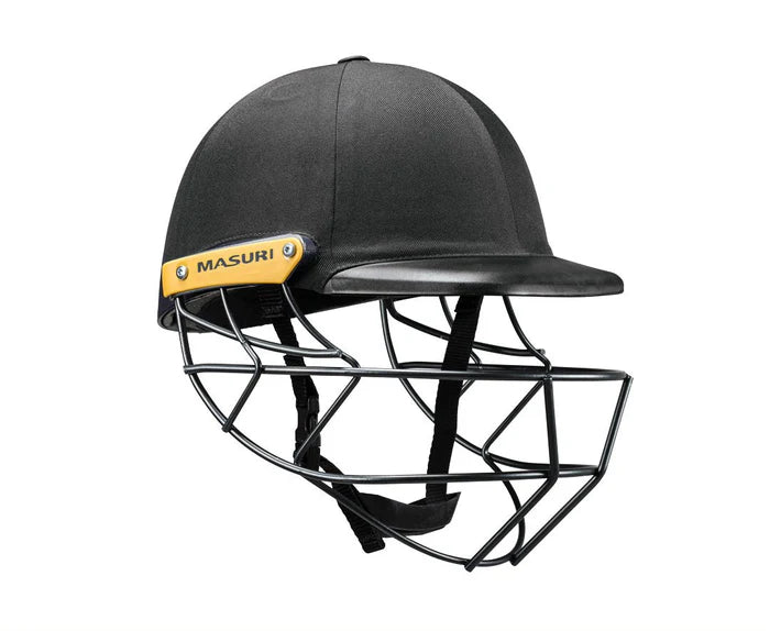 Masuri C Line Plus Steel Grille Cricket Helmet - Senior Black