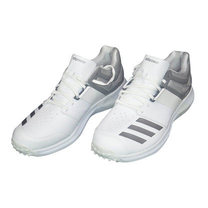 Adidas Adipower Vector Grey/White Spike Shoes