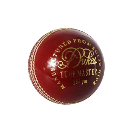 Dukes Turfmaster Red 4 Piece Cricket Ball - Senior