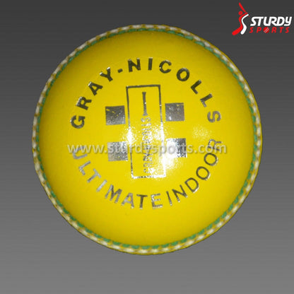 Gray Nicolls Ultimate Indoor Cricket Ball - Yellow