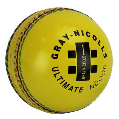 Gray Nicolls Ultimate Indoor Cricket Ball - Yellow