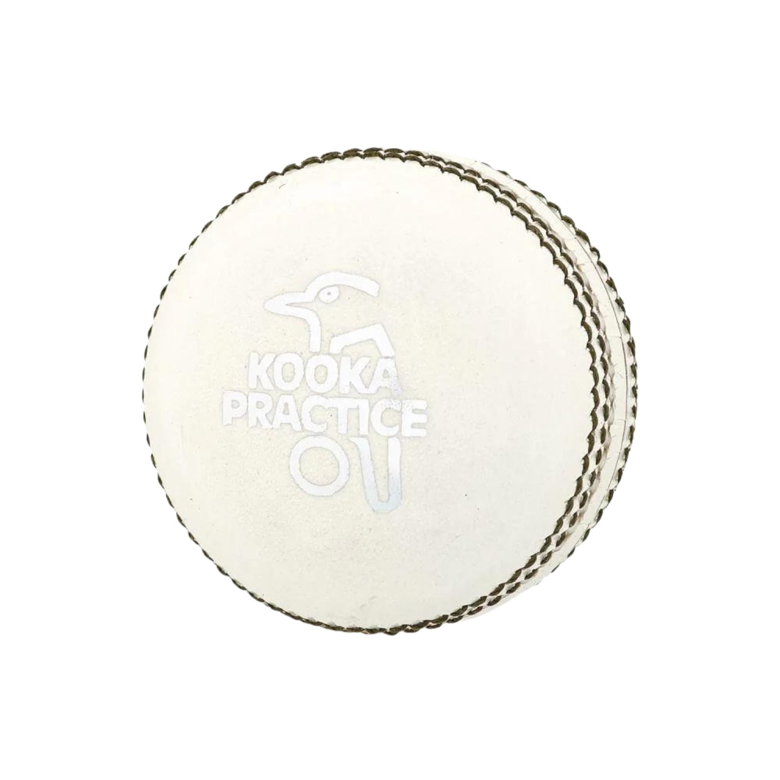 Kookaburra Practice 2 Piece Cricket Ball 142G White