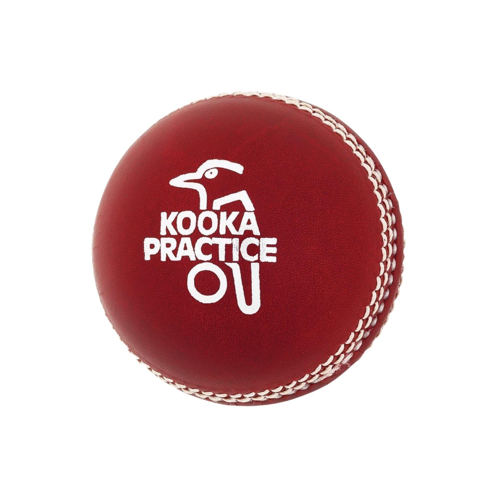 Kookaburra Practice 2 Piece Cricket Ball 156G Red