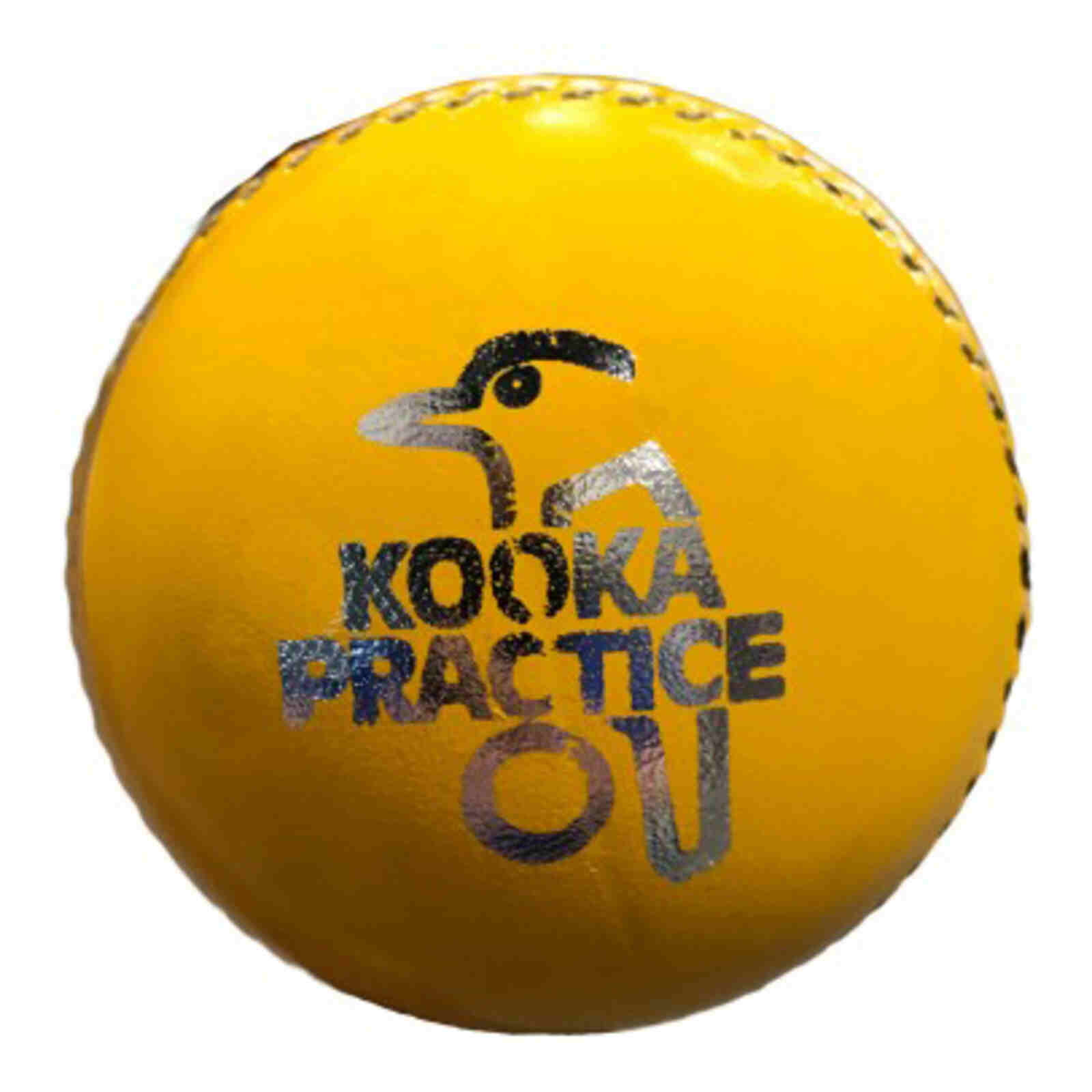 Kookaburra Practice 2 Piece Cricket Ball 156G Yellow