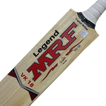 MRF VK18 Legend 2022 - 2023 Cricket Bat - Senior LB/LH