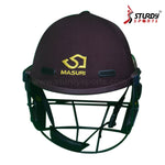 Masuri E Line Titanium Maroon Cricket Helmet - Senior