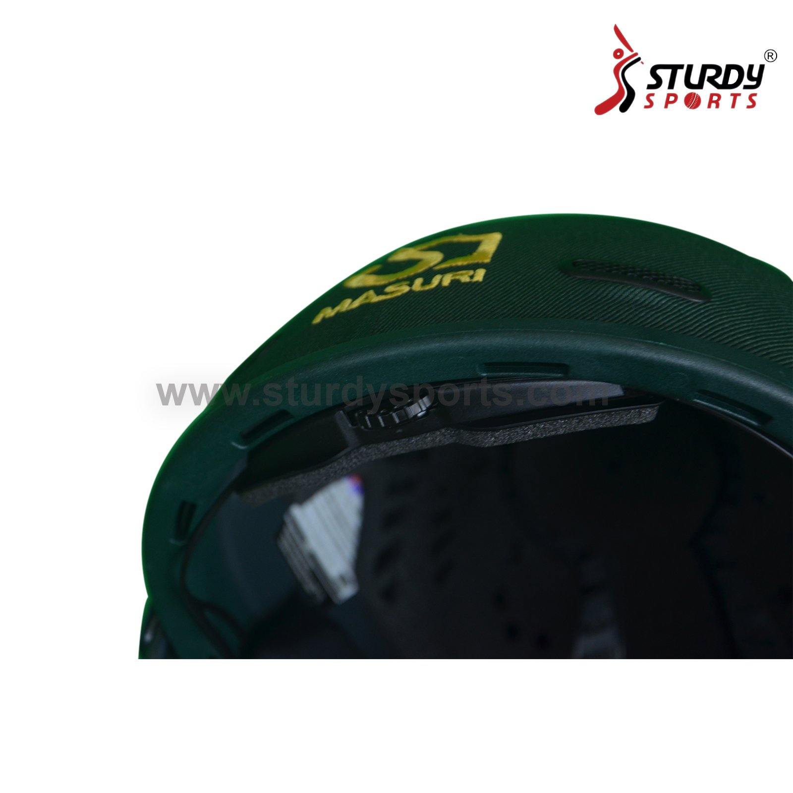 Masuri T Line Titanium Green Cricket Helmet - Senior