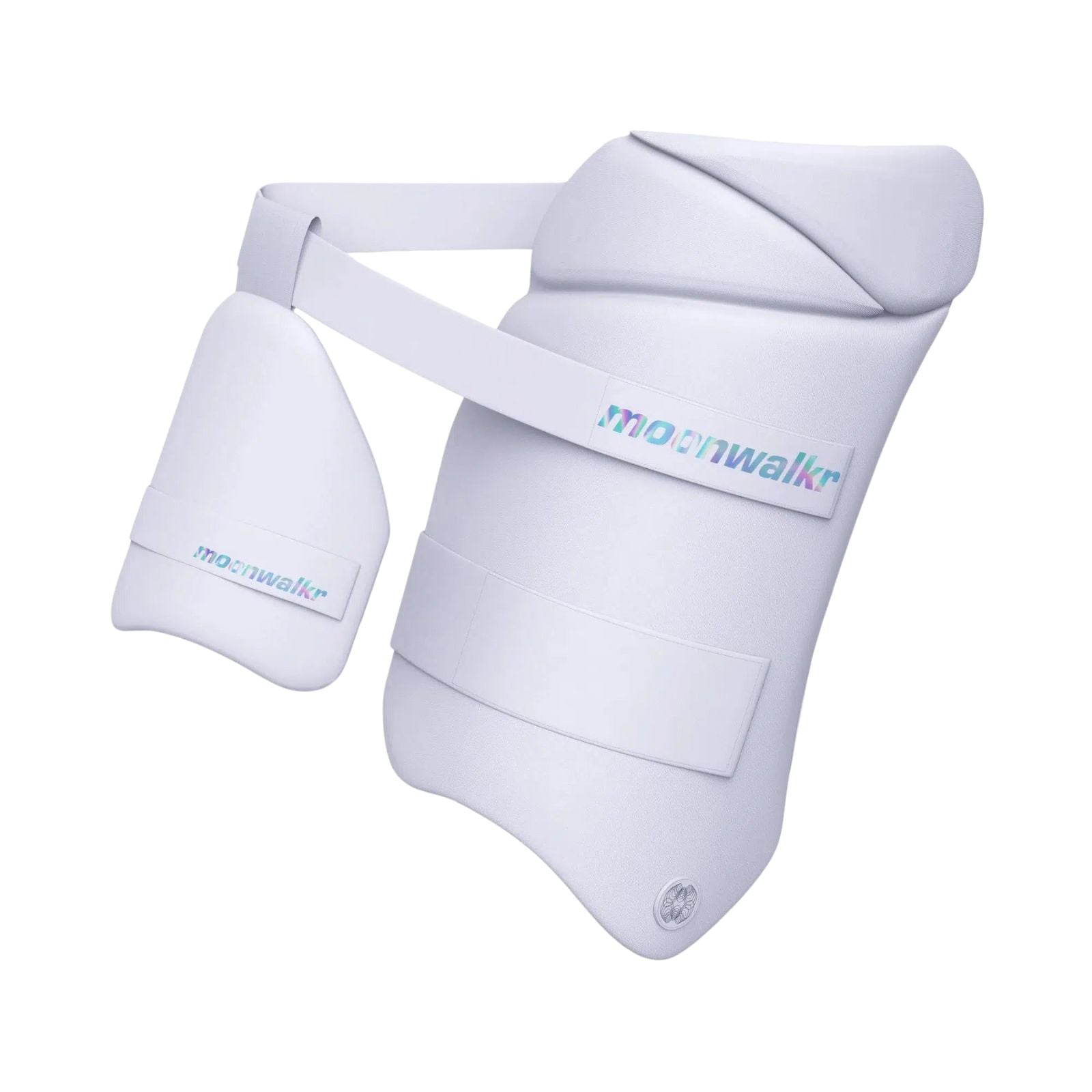 MoonWalkr 2.0 Cricket Combo Thigh Guard - Large White