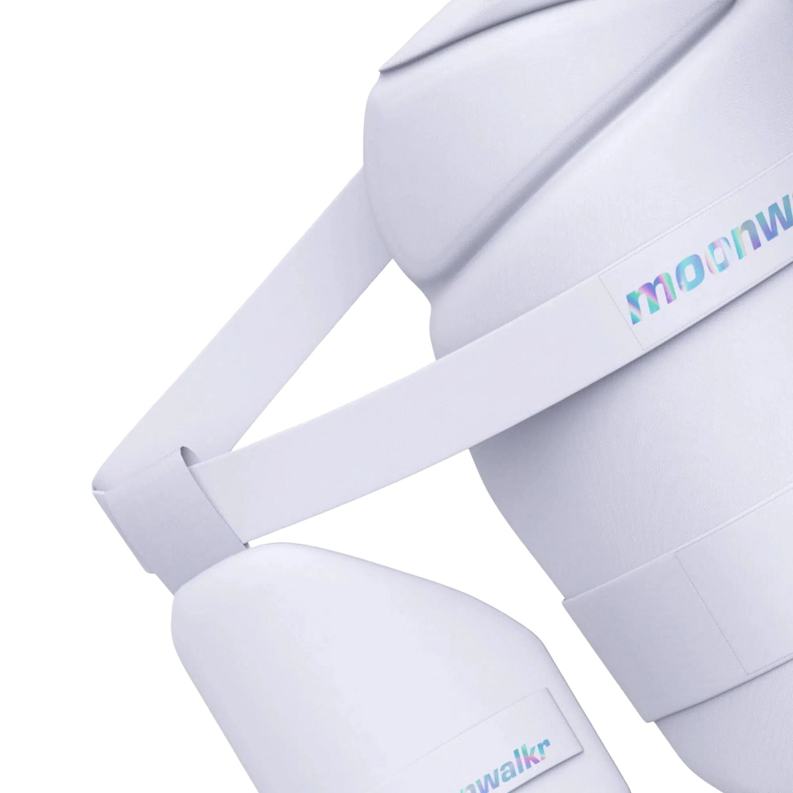 MoonWalkr 2.0 Cricket Combo Thigh Guard - Small White