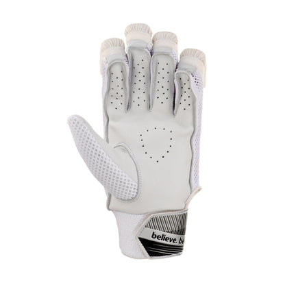 SG Litevate White Batting Gloves - Youth