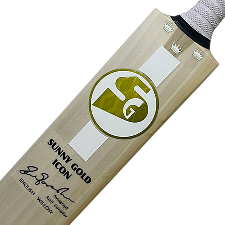 SG Sunny Gold Icon White Cricket Bat - Senior