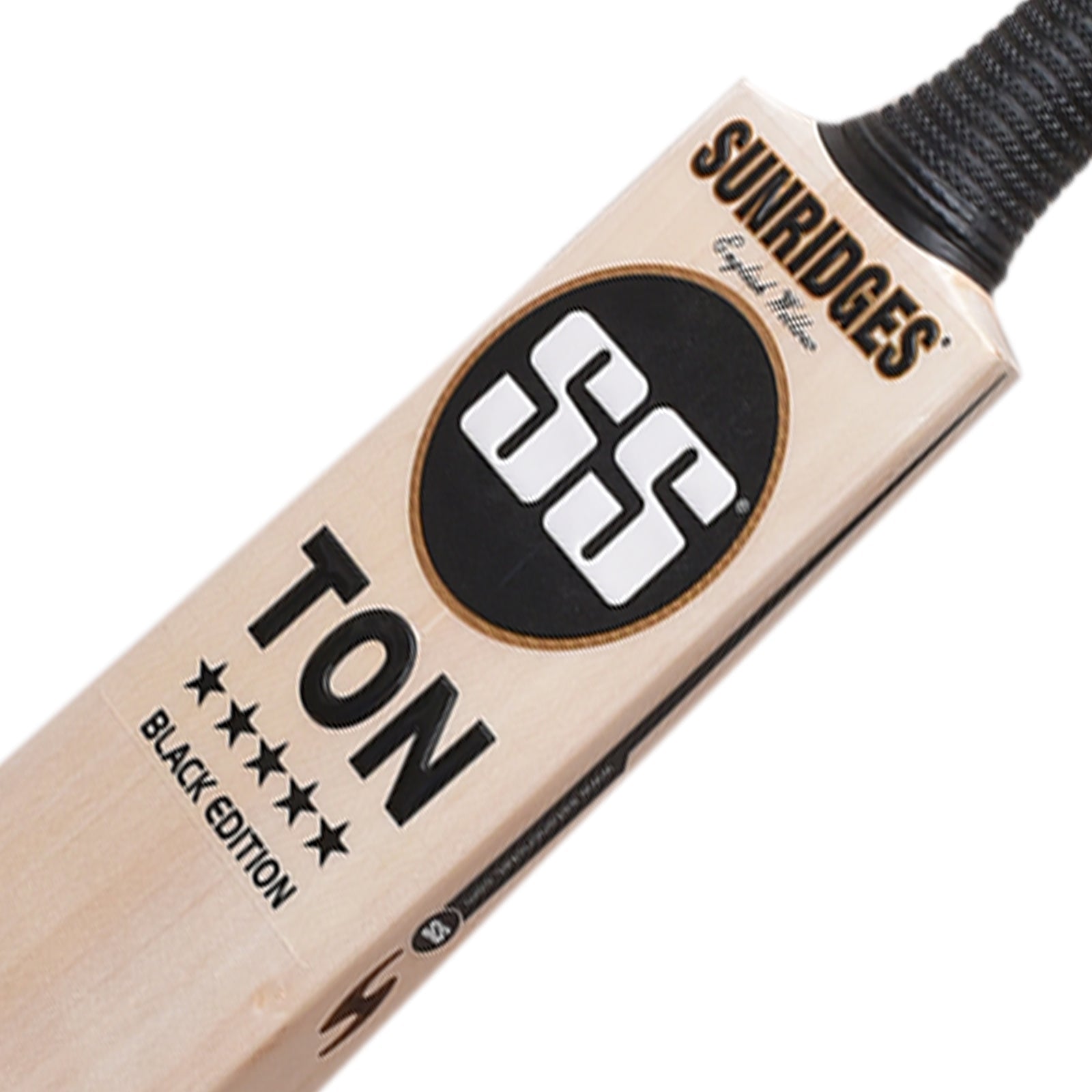 SS Ton Retro Range Black Edition Cricket Bat - Senior