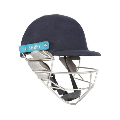 Shrey Masterclass 2.0 Stainless Steel Wicket Keeping Cricket Helmet - Navy