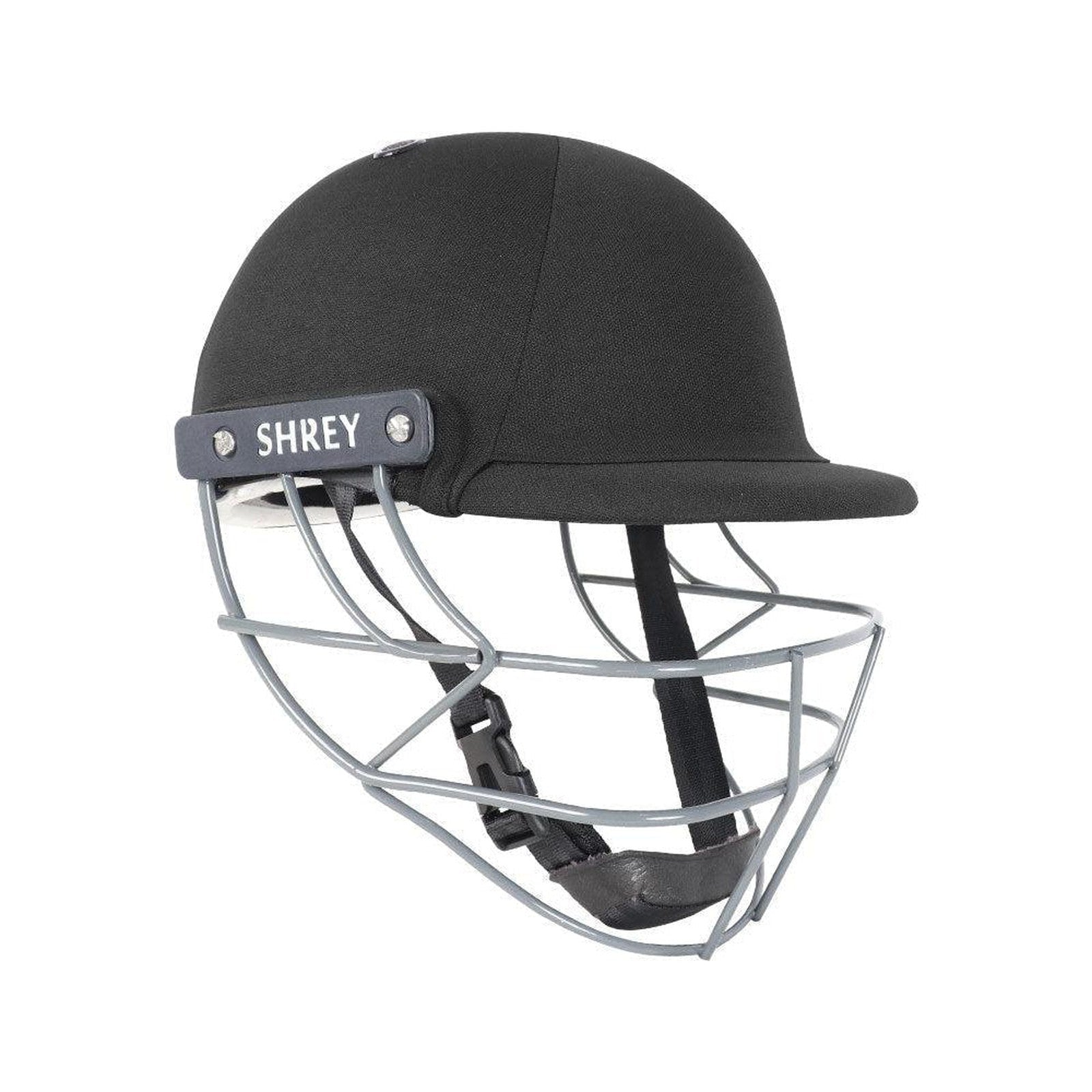 Shrey Performance 2.0 Cricket Helmet With Mild Steel - Black Junior
