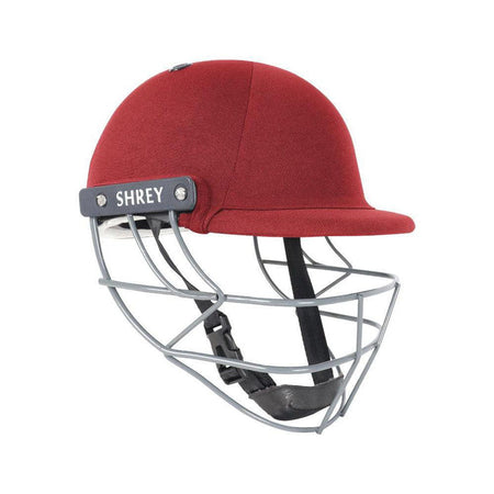 Shrey Performance 2.0 Maroon Steel Cricket Helmet - Senior