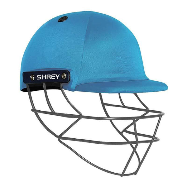 Shrey Performance 2.0 Sky Blue Steel Cricket Helmet - Senior
