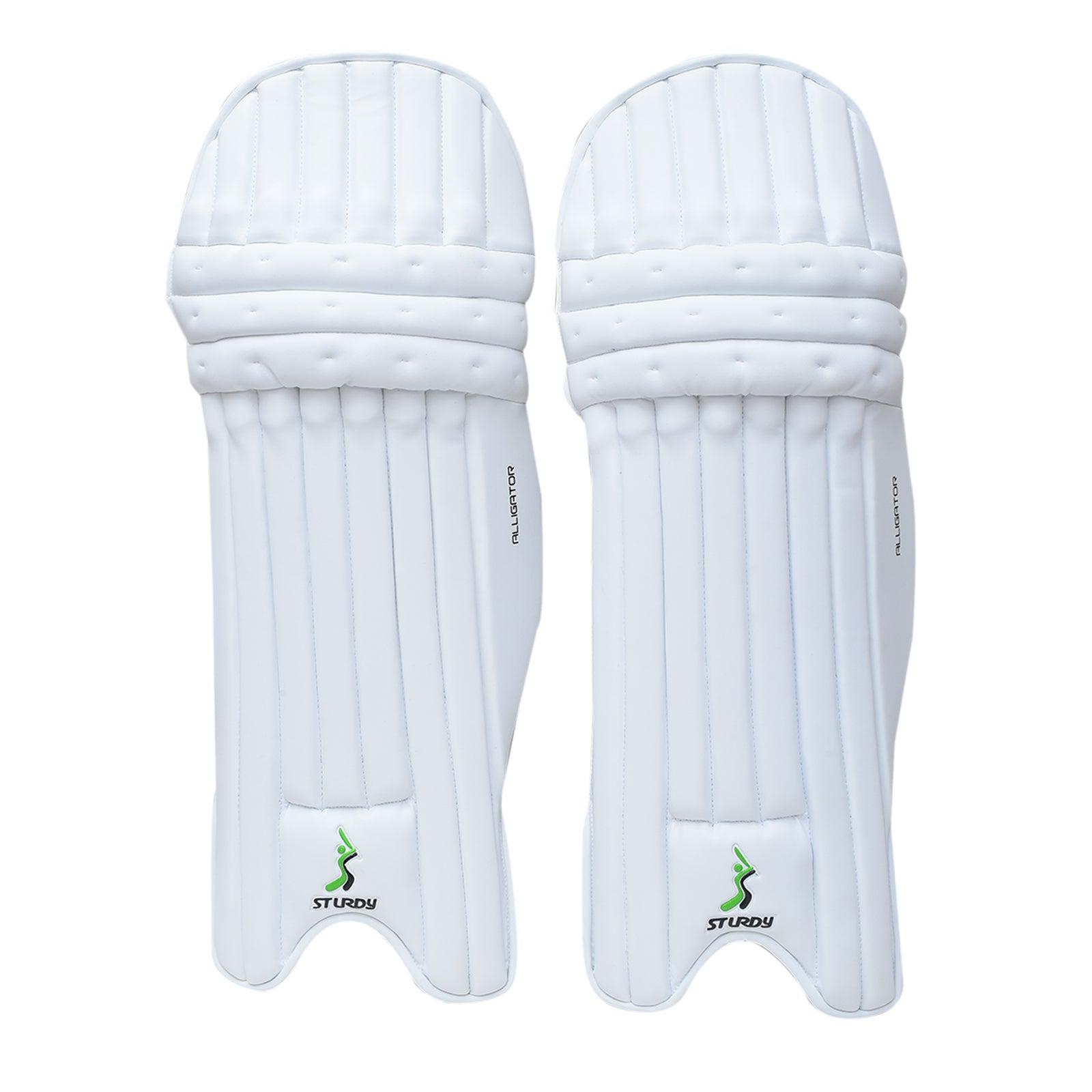 Sturdy Alligator Batting Cricket Pads - Youth