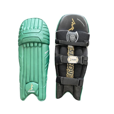 Sturdy Beast Coloured Cricket Batting Legguard - Adult Bottle Green