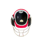 Sturdy Cheetah Red Steel Cricket Helmet - Senior