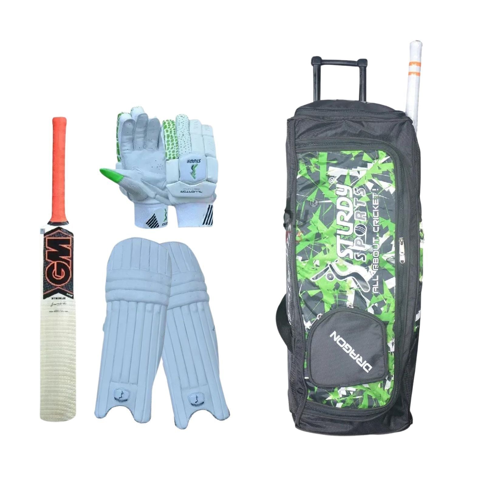 Sturdy Kits Ricket Sturdy Dragon Cricket Bundle Kit - Mini Junior – Sturdy Sports