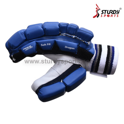 Sturdy Dragon Royal Blue Cricket Batting Gloves - Adult