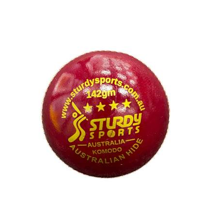 Sturdy Komodo AU Hide Red 2 Piece Cricket Ball - Youth