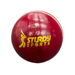 Sturdy Komodo AU Hide Red White 2 Piece Cricket Ball - Youth