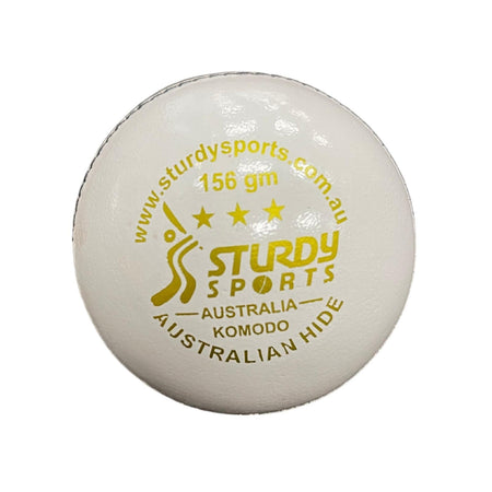 Sturdy Komodo AU Hide White 2 Piece Cricket Ball - Senior