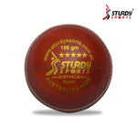 Sturdy Rhino Australian Leather Red - 4 Piece Cricket Ball