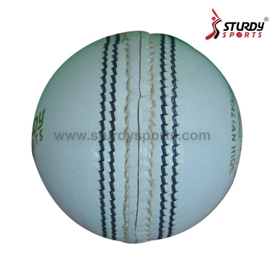 Sturdy Rhino Australian Leather White - 4 Piece Cricket Ball