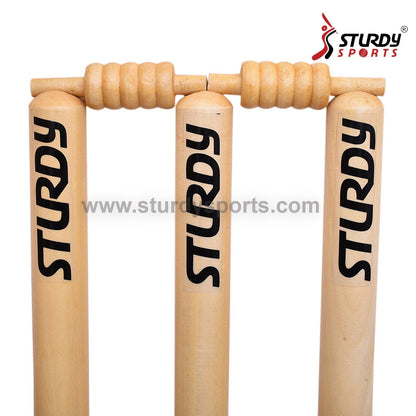 Sturdy Wooden Stumps Set With Stumps Bag