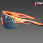 SASA Rebound Sunglasses (Orange Frame / Blue Lens)
