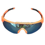 SASA Rebound Sunglasses (Orange Frame / Blue Lens)